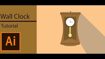 Flat Design of a Wall Clock | Tutorial For Beginners
