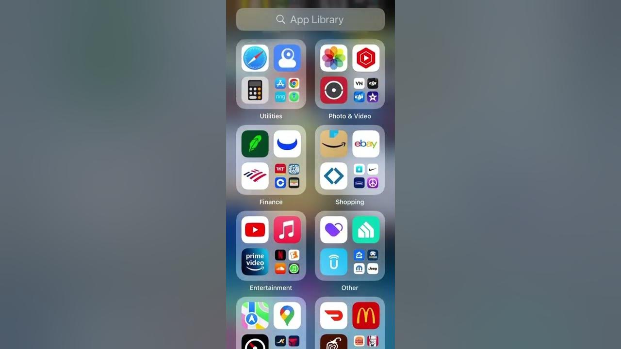 How To Move App From Home Page