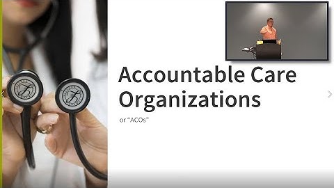 Accountable Care Organizations (ACOs) overview