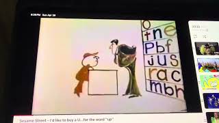 Sesame Street 3930 letter u