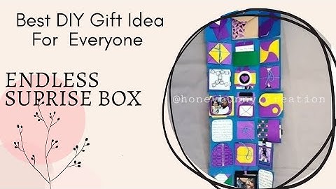 DIY Gifts Idea| Beautiful Endless Suprisebox | Rolling cube | Never ending box | Infinity box
