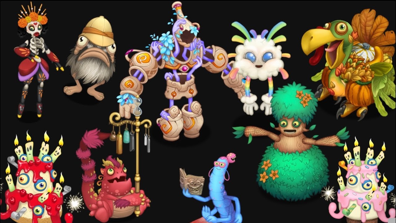 All Seasonal Monsters (My Singing Monsters)