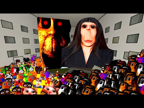OBUNGA BIG BOSS VS Too Much Ultimate Nextbots (part2) in Garry's Mod!!!