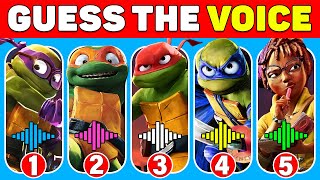 Guess the Teenage Mutant Ninja Turtles Characters by Their Voice | TMNT Mutant Mayhem Quiz !