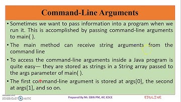 JAVA - MODULE 2 - TOPIC 24 - INNER CLASS & COMMAND LINE ARGUMENT