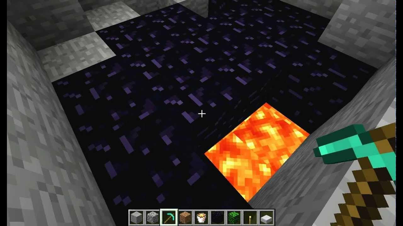 2. Как сделать обсидиан в игре майнкрафт. Бесконечный источник обсидиана в minecraft. Источник обсидиана. Как сделать обсидиан в игре майнкрафт.