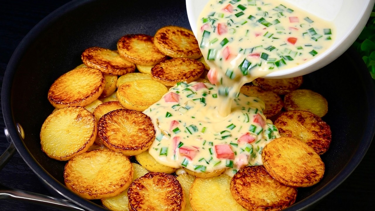 Potatoes with Eggs Are Better Than Pizza — I Cook It Almost Every Day!