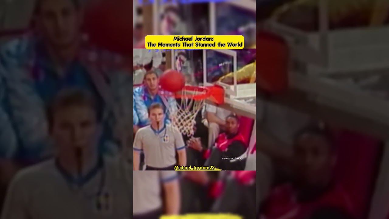 What was Michael Jordan thinking before the last ditch winning shot#jordan #basketball