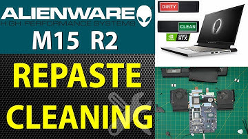 How to Repaste and Clean Alienware M15 R2 Laptop - Step-by-Step 🧹