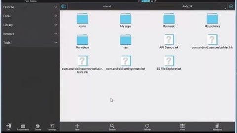 How To Move Files Between Windows And Andy-A Free Android Emulator