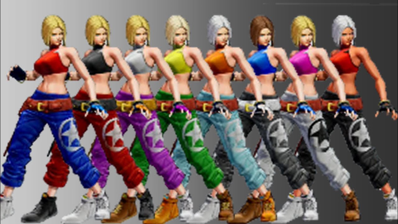 Characters Color Showcase - KOF 15 2nd BETA