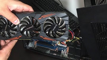 Alienware amplifier eGPU GTX 1070 installation
