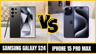Samsung Galaxy S24 Ultra vs iPhone 15 Pro Max (What Phone Is Better) by Cool Mobile Holders 447 views 3 weeks ago 4 minutes, 19 seconds