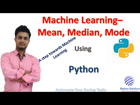 Get Mean Median and Mode of a series || Machine Learning || Data Science || Python