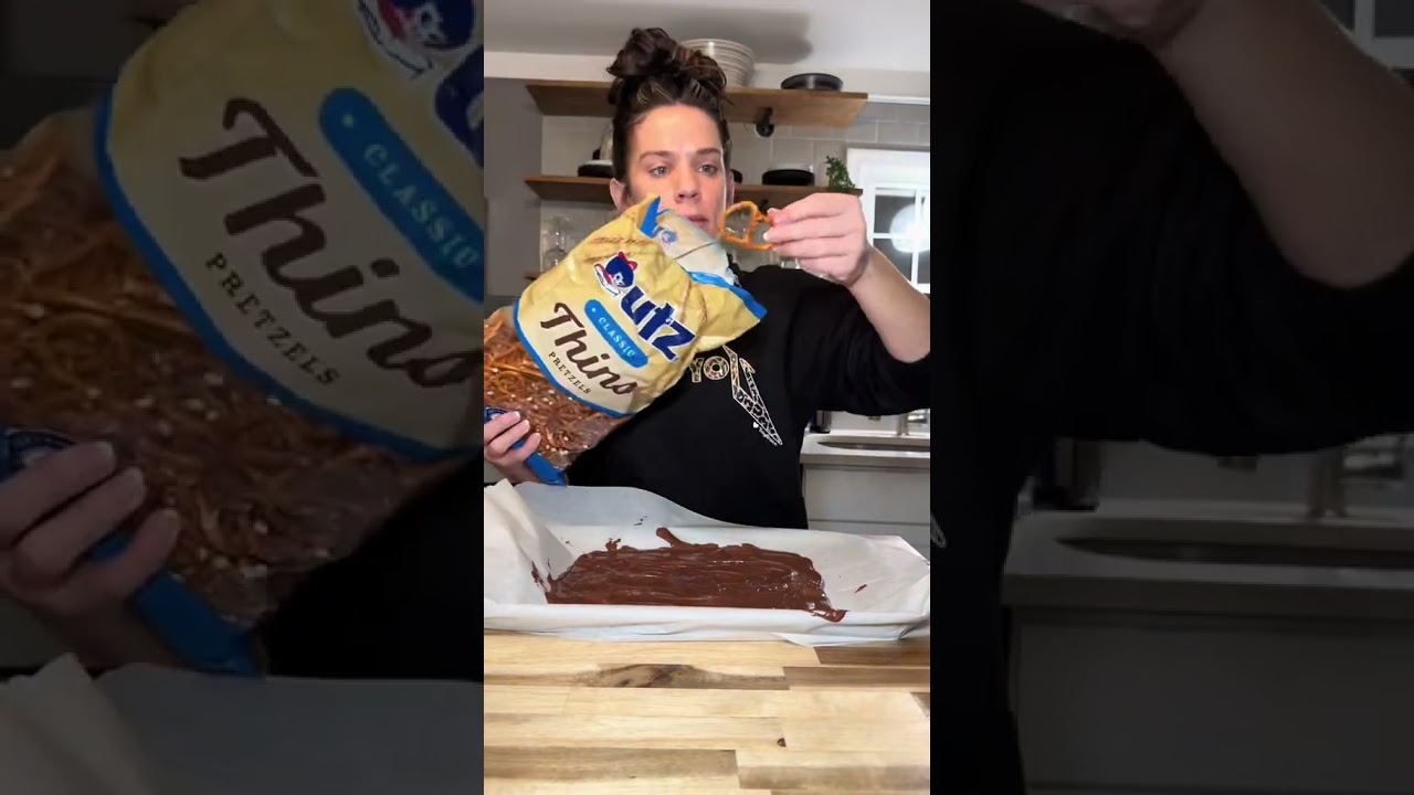 Шоколадно-карамельные крендельки