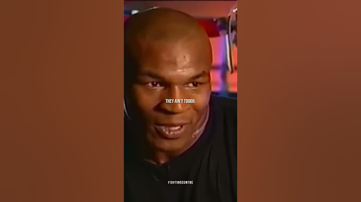 Mike Tyson talks about Tough Guys 💯