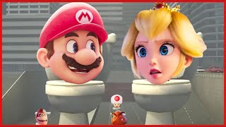 Best of The Super Mario Bros . Movie -  Skibidi Toilet Song ( Meme Cover )