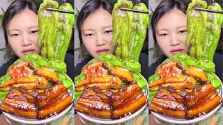 Lets Eat With Jin Braised Pork & Y Squid Really Delicious Eating Show