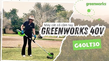 Cắt cỏ sân vườn luôn là sự lựa chọn hàng đầu Greenworks 40V G40LT30