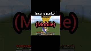I Tried the IMPOSSIBLE Minecraft Mobile Parkour... 💀 #minecraft #gaming #mobileparkor