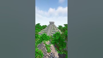 Minecraft: Maya Temple Build Timelapse #minecraft #shorts #minecraftbuilding