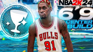 NBA 2K24 - BEST 6'9 CENTER BUILD CAN SHOOT DEFEND AND REBOUND CAN USE FOR REC AND PROAM #nba2k24