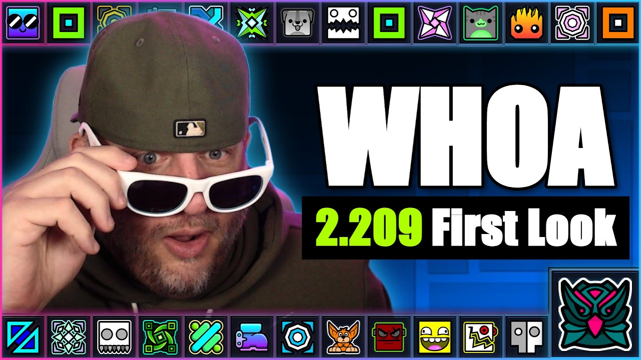 Live First Look at the NEW Geometry Dash 2.209 Update!