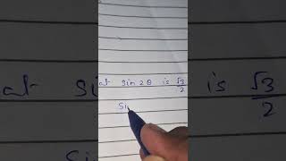 if theta = 30. show that sin 2theta is Root 3/2