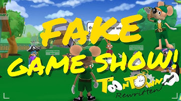 Hosting a FAKE Game Show (Toontown Rewritten)