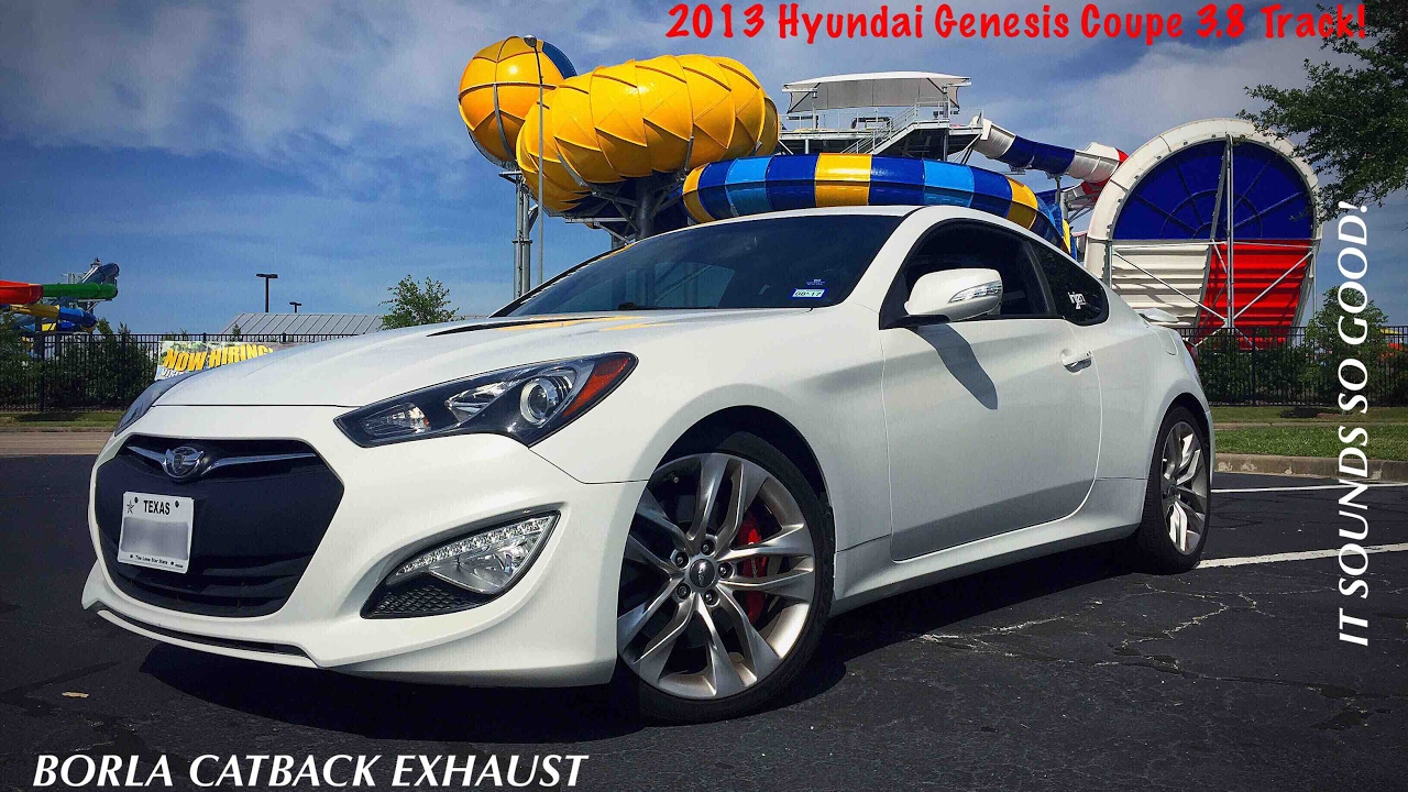 BK2 Genesis Coupe 3.8 Borla Catback Exhaust before & after! YouTube