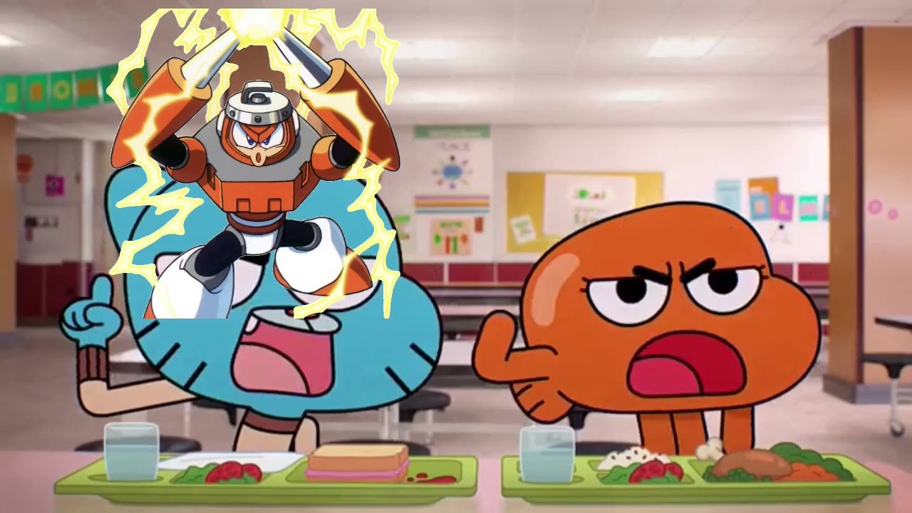 Mega Man Robot Masters Portrayed by Gumball