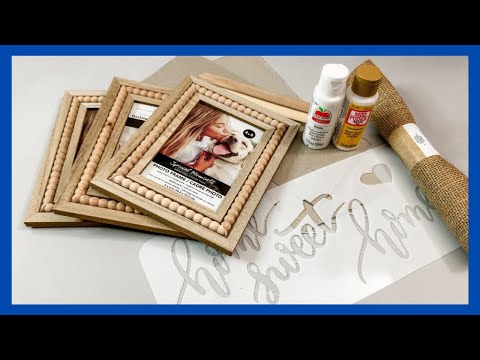 Farmhouse Decor DIY || Dollar Tree Frames || Just 1 Quick Craft