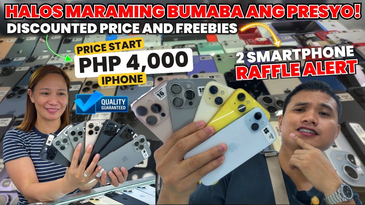 Pababa na ang Presyo ng  IPhone sa Shop nato , Matik May 1,000 Discount