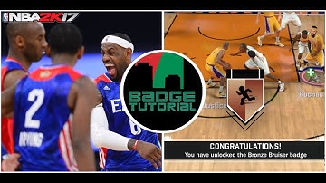(NBA 2K17) Bruiser Badge Tutorial For Guards & Small Forwards