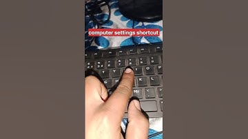 computer settings  open shortcut key #shortvideo #youtubeviral