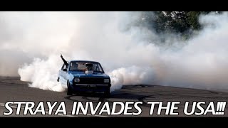 12.5 Minutes of Australian Hoonigans SHREDDING tires in the USA!!!!