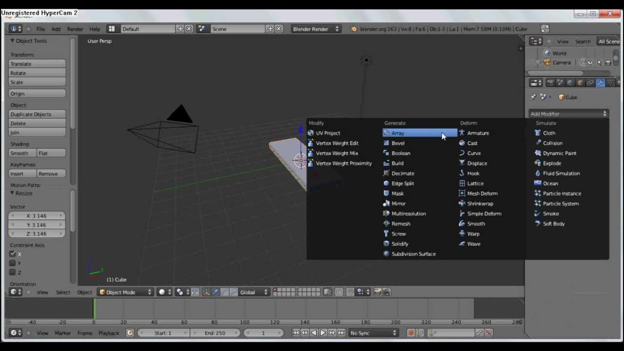 escalier en colimacon blender