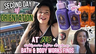 ATU Orientation Day 2 🎓 + NEW Nightmare Before Christmas Bath & Body Works Collection!