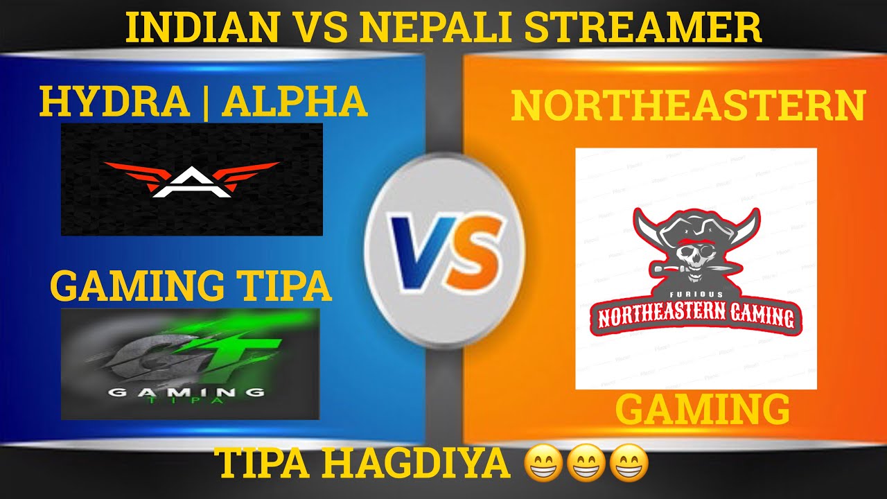HYDRA ALPHA & [BI] TIPA YT VS NORTHEASTERN GAMING FULL INTENSE FIGHTS | INDIAN VS NEPALI STREAMER