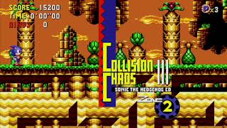 Sonic CD Collision Chaos Zone (B) All Acts