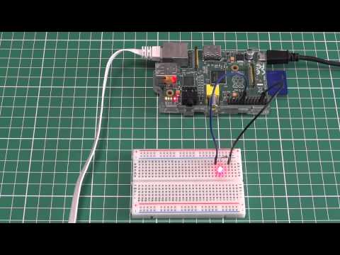 LEDをじんわり点灯、消灯させる（WebIOPi 利用）