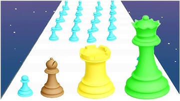 Chess Run 3d - Check the King - Gameplay Walkthrough - Levels 1-15