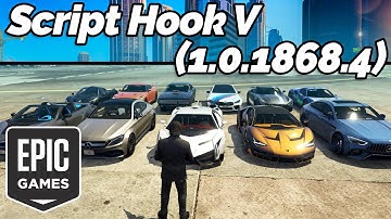 Update: Script Hook V (1.0.1868.4) for GTA 5 Epic Games (Unofficial Release)