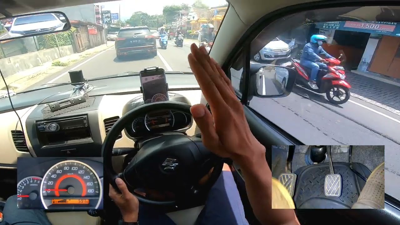 Macet di Tanjakan - Stop & Go di Tanjakan Menuju Cimory, Gunakan Teknik Setengah Kopling Gas Gas