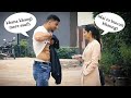 Picking up office girl by showing abs | shahwez saif