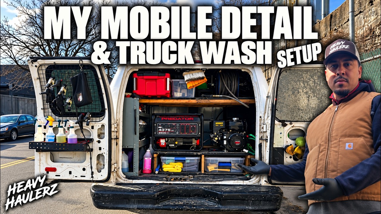 My Mobile Detail / Fleet Wash Setup - YouTube