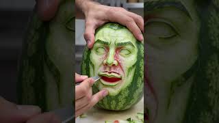 Time-lapse video showing the process of carving #shorts