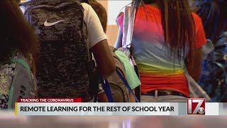 Schools moving to remote learning for the rest of the school year