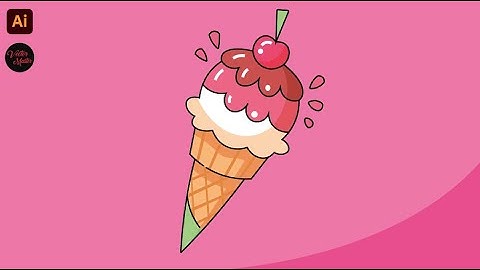How to create an Ice-Cream vector using Adobe Illustrator