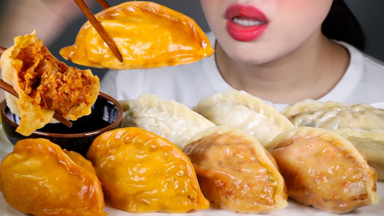ASMR Spiciest Dumplings In Korea | Chungju Crazy Mandu | Eating Sounds Mukbang